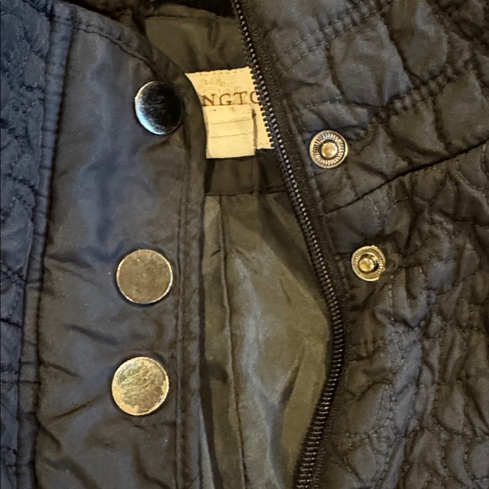 Covington Black Quilted Jacket - Picture 3 of 8